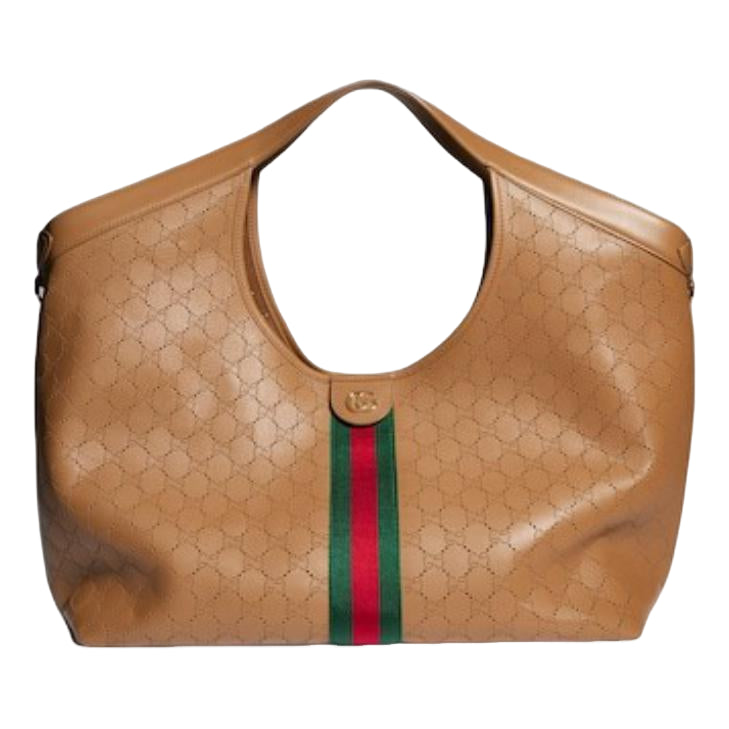 (WMNS) Gucci Giglio Large Tote Bag 'Dark Beige' 853971-AAG3K-9756
