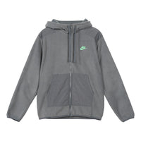 Nike NSW fleece hooded jacket 'Grey' DD4883-068