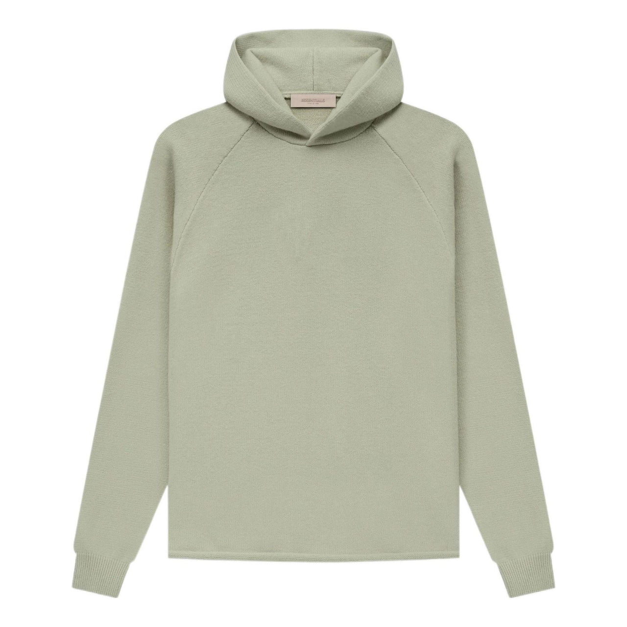هودي محبوك من Fear of God Essentials SS22 "رغوة البحر" FOG-SS22-141