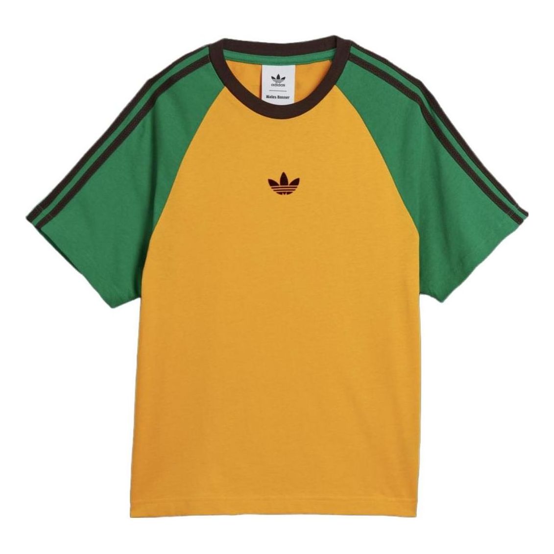 adidas x Wales Bonner Short Sleeve T-shirt 'Collegiate Gold' IJ8353