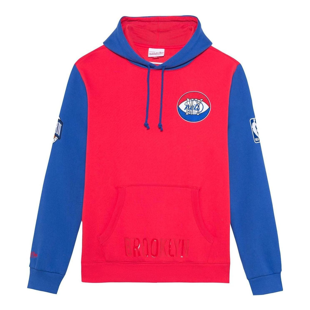 Mitchell & Ness x NBA HWC Night Fleece Hoodie 'New York Nets' FPHD5378-NYEYYPPPSCAR