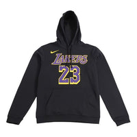 Nike lakers LeBron James Basketball Sports Fleece Lined Pullover Black AV0401-010