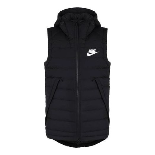 Nike Down Casual Sports hooded Down Vest Black 806865-012