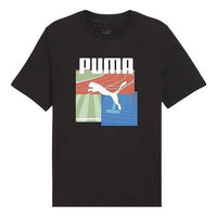 PUMA Graphic Summer Sports T-shirt 'Black' 684760-01