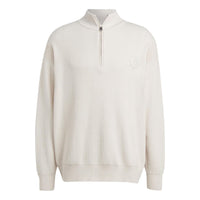 adidas originals Club Knit Half-Zip Sweater 'Beige' IA2480