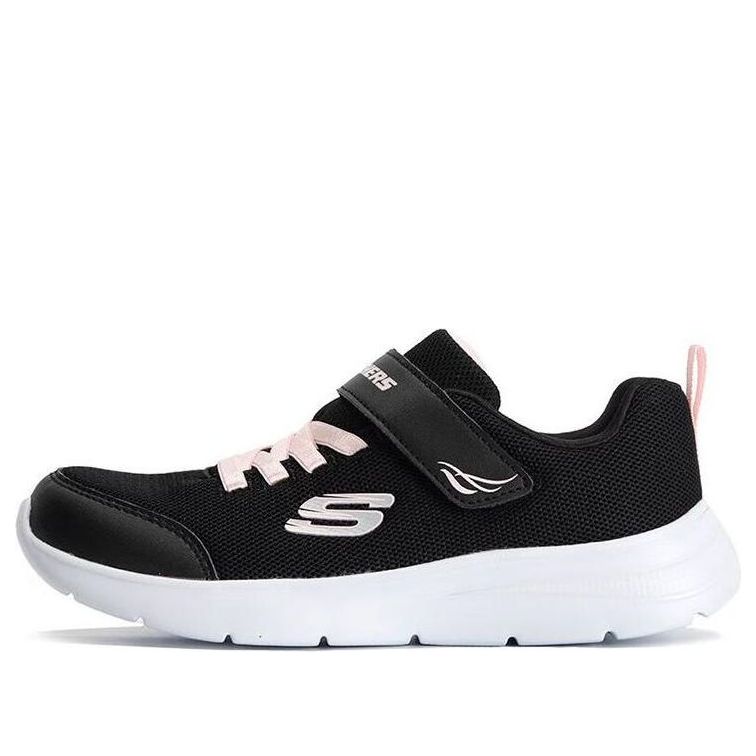 (GS) Skechers Wavy Lites Blissfully Free Shoes 'Black Pink' 312030L-BKPK