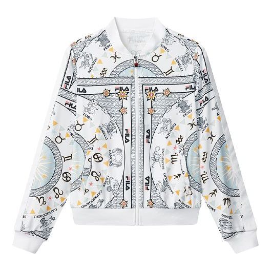 (WMNS) FILA Athleisure Casual Sports Woven Jacket 'White' F11W038730F-PU