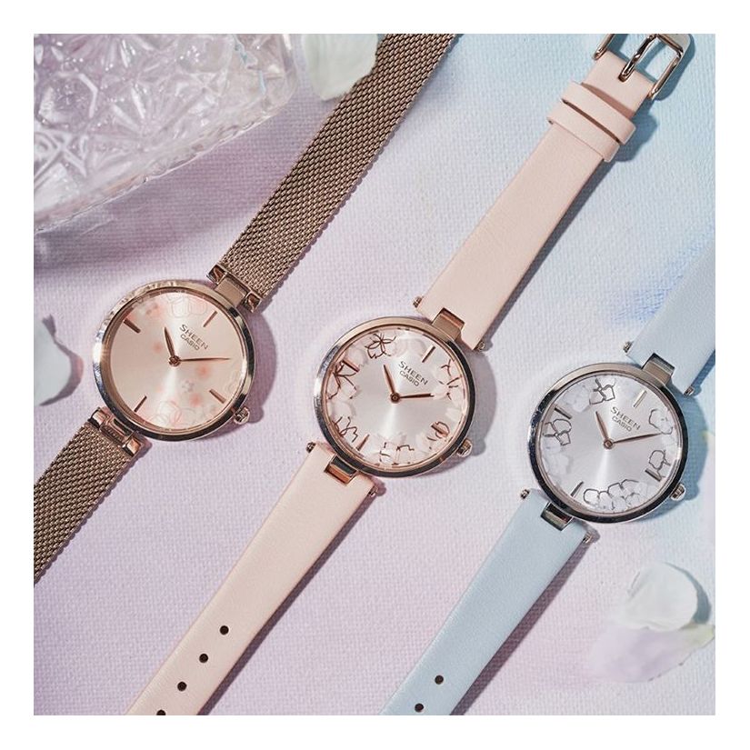 Casio Sheen Analog Watch 'Rose Gold' SHE-C110CGM-4AUPFHD