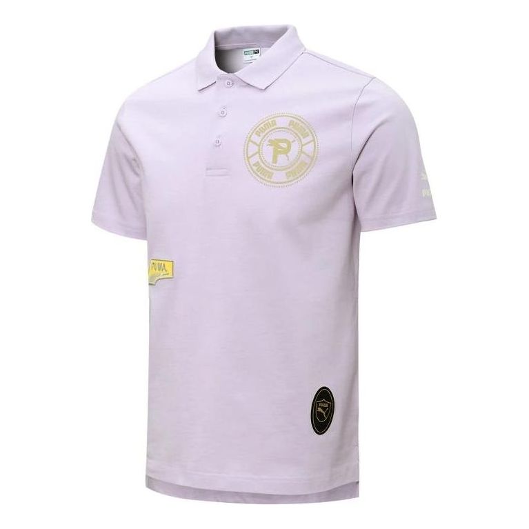PUMA Mix Badge Polo Shirt 'Purple' 537039-17