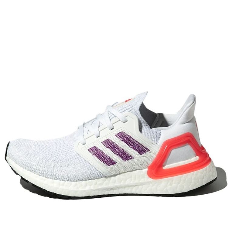 (WMNS) adidas Ultraboost 20 'White Purple Crimson' FY3466