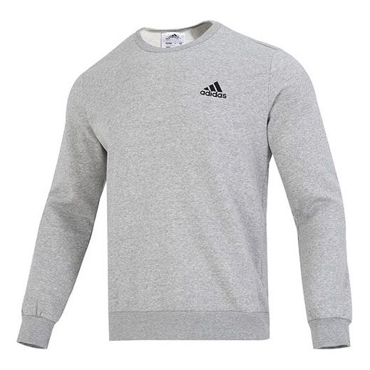 سويت شيرت adidas Essentials Fleece باللون الرمادي H12221