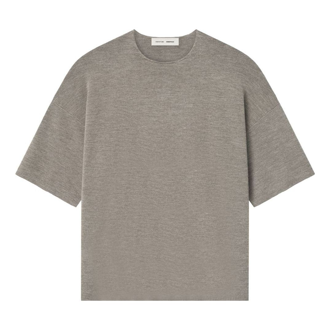 Fear of God Essentials Merino Short Sleeves Sweater 'Homestead Heather' 192SP256483F