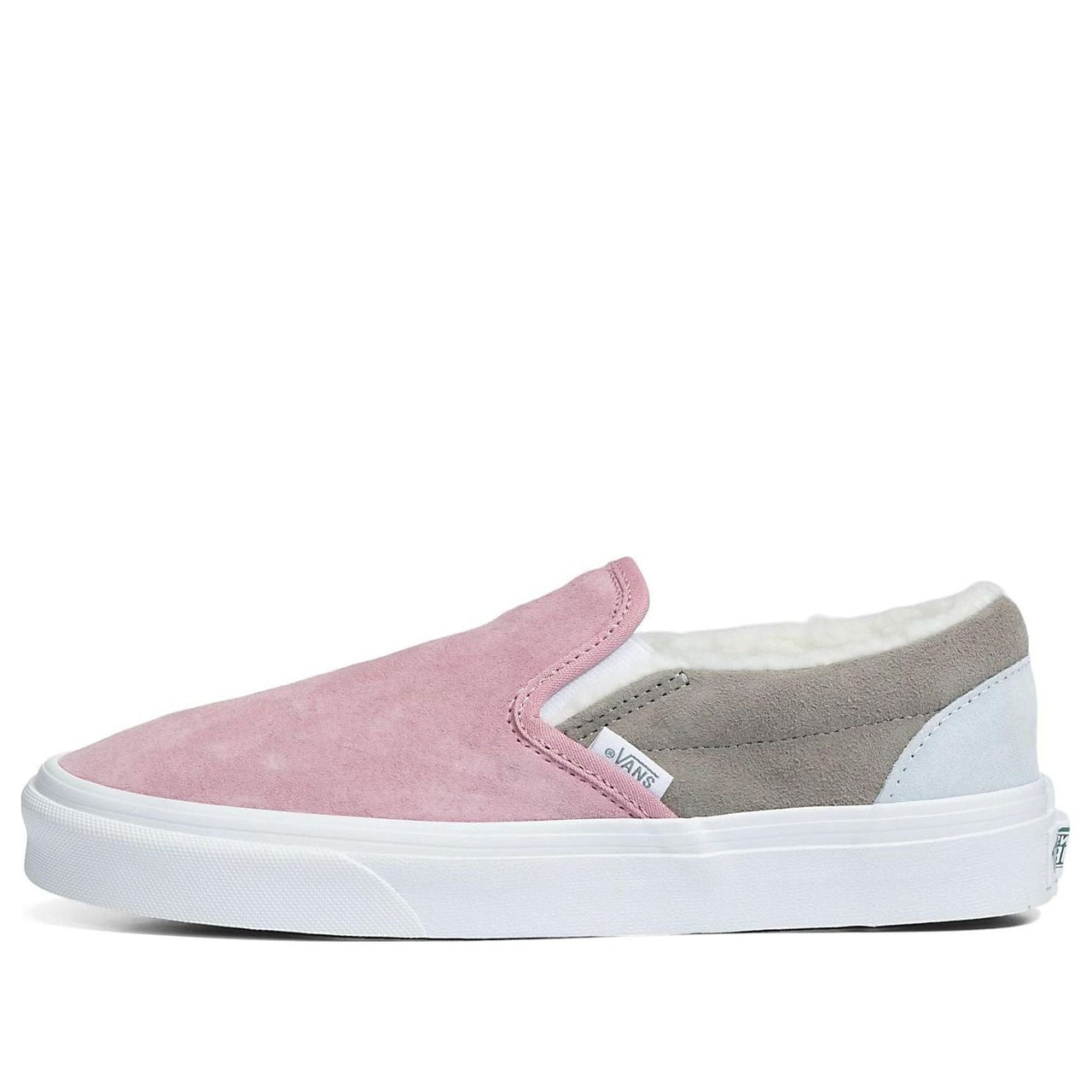 Vans slip-on Pig Suede Sherpa 'Pink Gray' VN0A7Q5DBMG