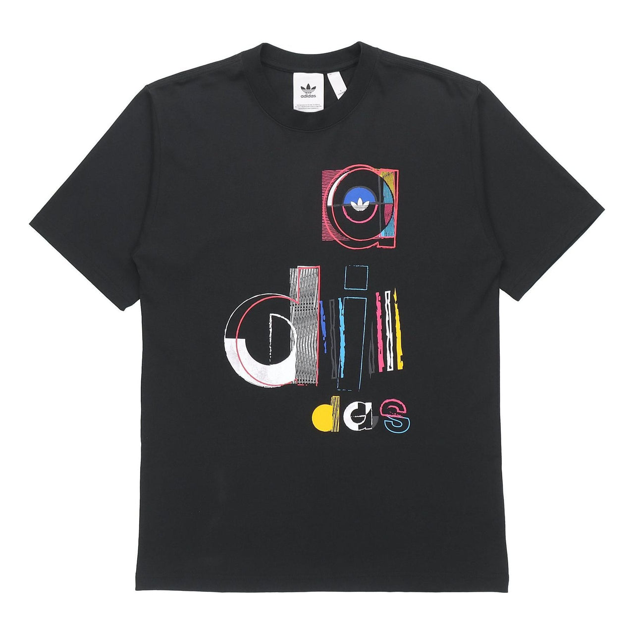 adidas originals Athleisure Casual Sports Short Sleeve Black DV3284