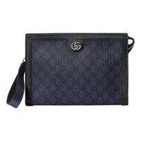 Gucci Ophidia GG Supreme Canvas Pouch 'Dark Blue' 760243-UULBN-4055
