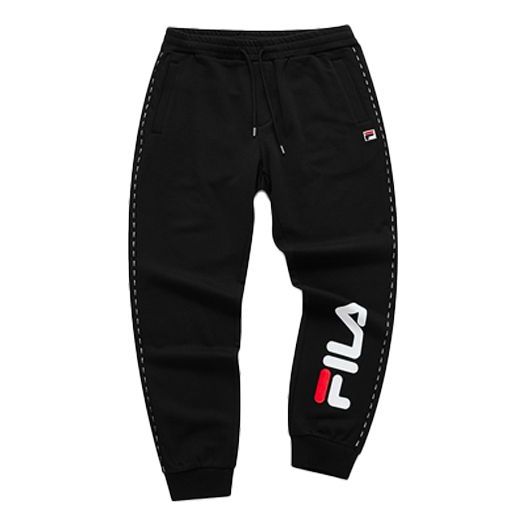 FILA Letter Logo Printed Sweatpants Black T11M042604F-BK