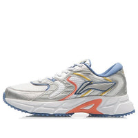 Li-Ning Retro Running Shoes 'Grey White Blue' ARLR013-6