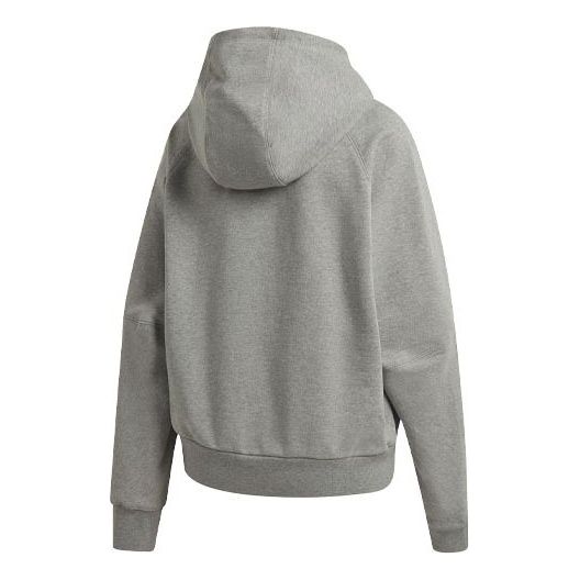 (WMNS) Y-3 Logo Hoodie Gray GK4421