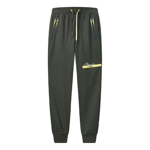 (WMNS) FILA X 3.1 Phillip Lim Crossover Knit Casual Sports Pants Olive Green F11W026610F-DG