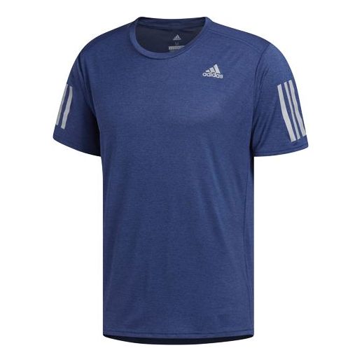adidas Rs Cooler Ss M Running Sports Short Sleeve Blue CE7264