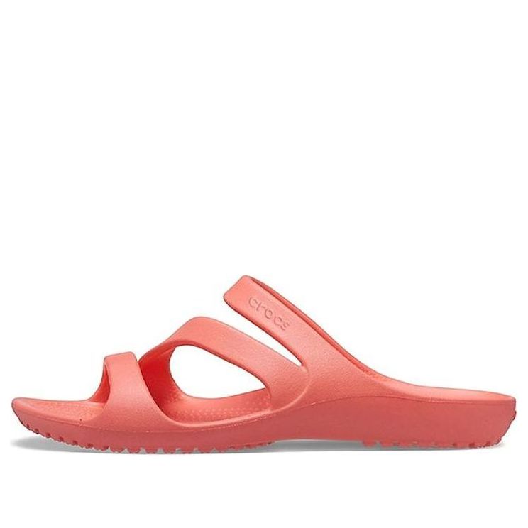 (WMNS) Crocs Orange Red Slippers 206756-6SL