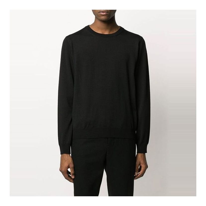 Balenciaga Back Print Interlocked BB Sweatshirt 'Black Green' 583117T14396076