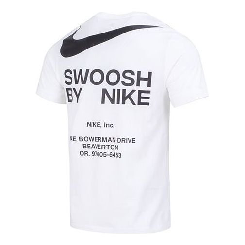تيشيرت Nike Sportswear NSW بشعار BIG SWOOSH "أبيض" DZ2882-100