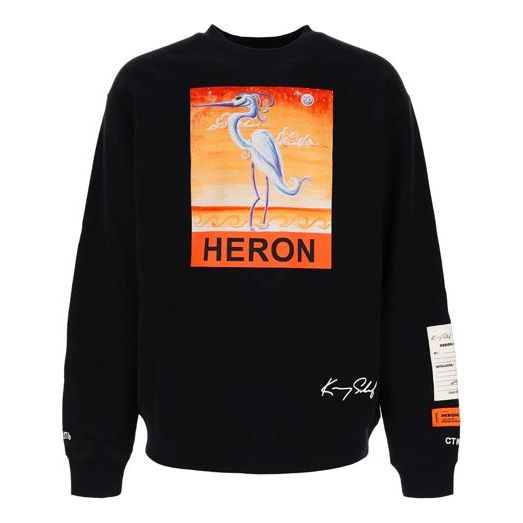 Men's HERON PRESTON Printing Sports Black HMBA014F20JER0191020