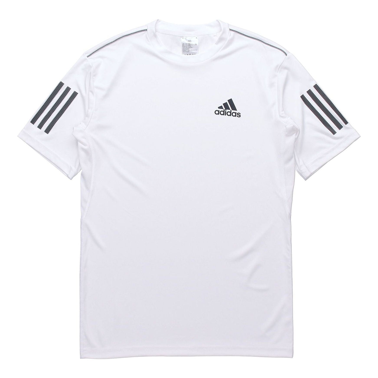 Men's adidas Club 3str Short Sleeve White T-Shirt DP2875