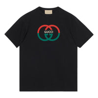 Gucci Cotton Jersey Printed T-Shirt 'Black' 771758-XJF68-1152