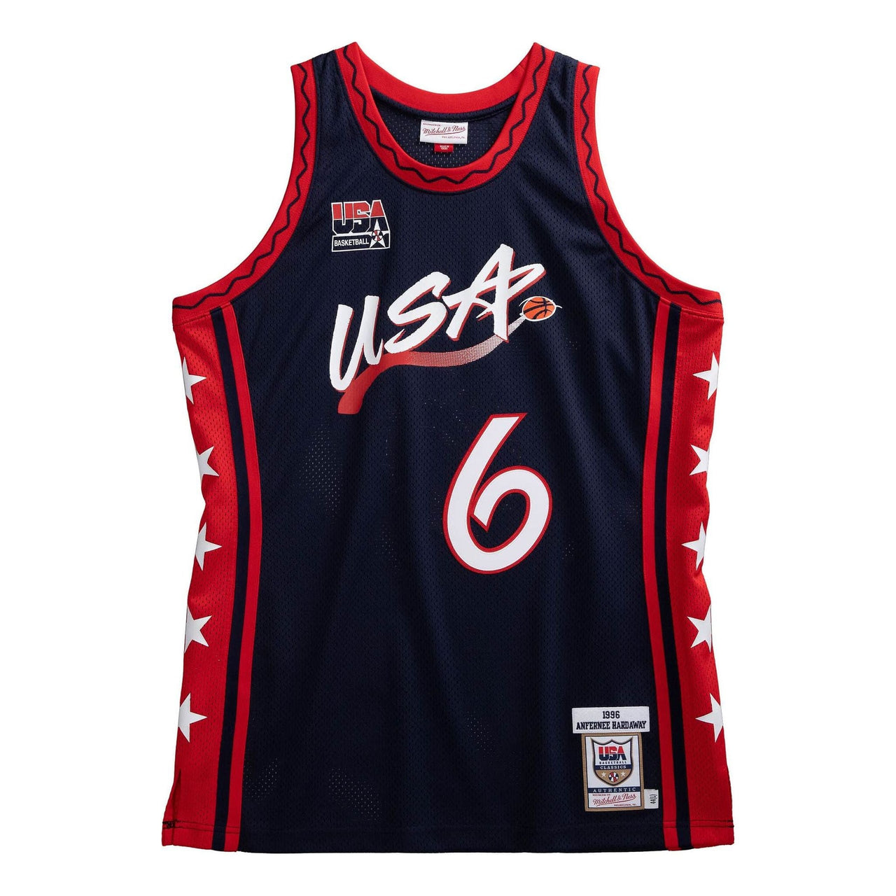 Mitchell & Ness Team USA 1996-97 Jerseys 'Penny Hardaway 6' AJY4LG19094-USANAVY96PHA