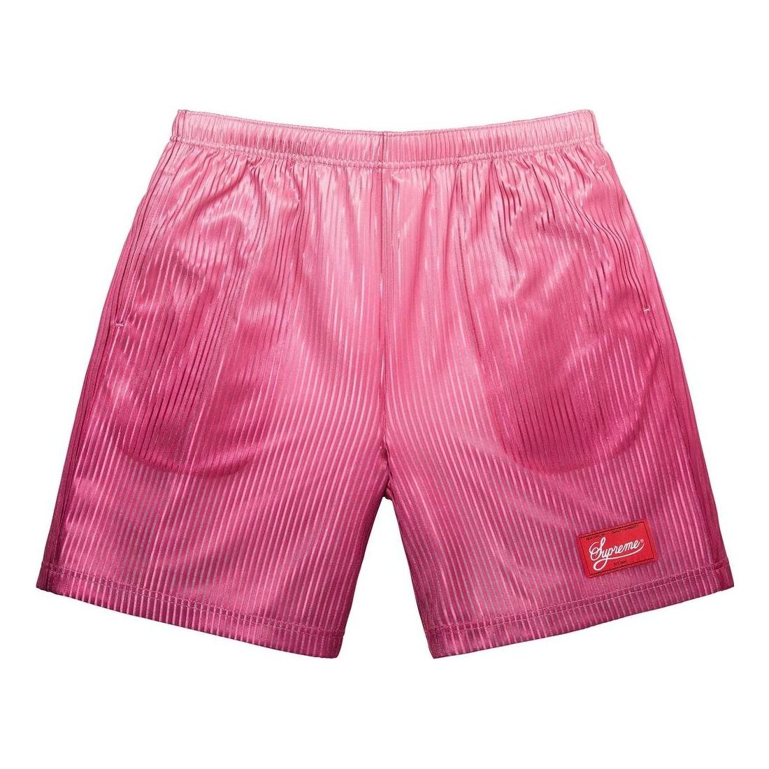 Supreme SS23 Week15 Gradient Mesh Stripe Shorts 'Pink' SUP-SS23-251