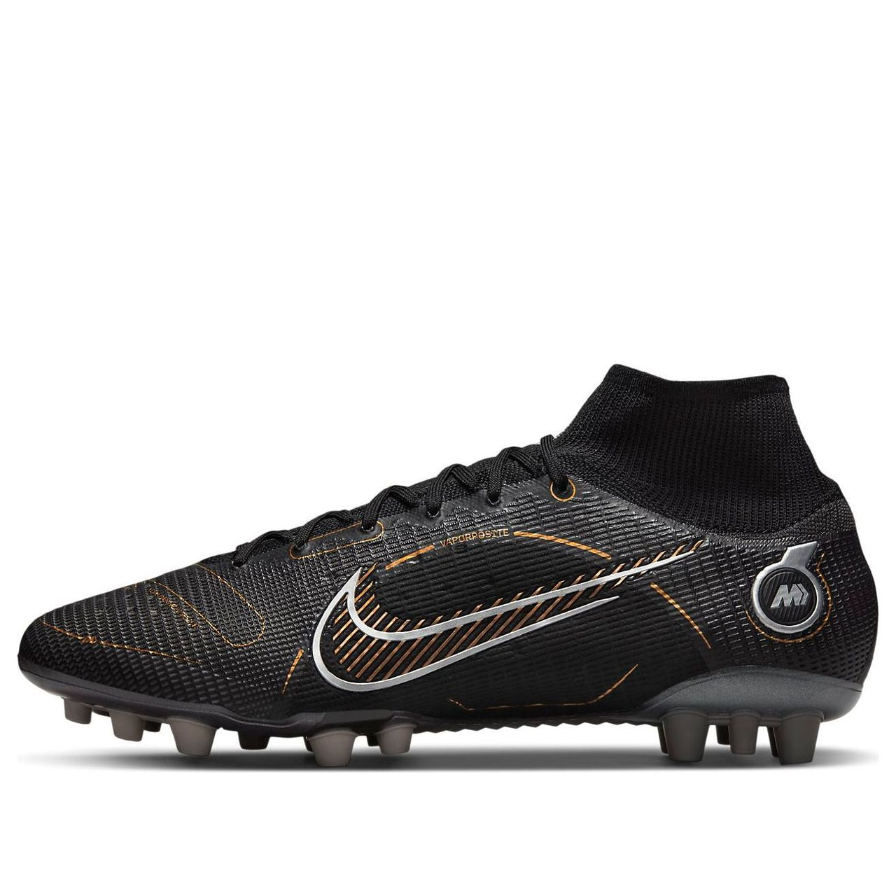 Nike Mercurial Superfly 8 Elite AG 'Black Metallic Gold' DJ2841-007