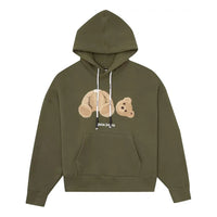 Palm Angels SS21 Bear Hoodie 'Military Brown' PMBB058R21FLE0015660