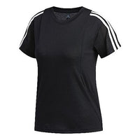 (WMNS) adidas Training Round Neck Pullover Short Sleeve Black EA3357