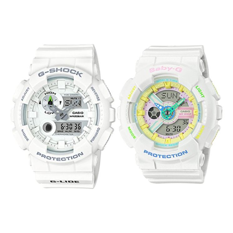 CASIO Baby-G 'White' GAX-100A-7A&BA-110TM-7A