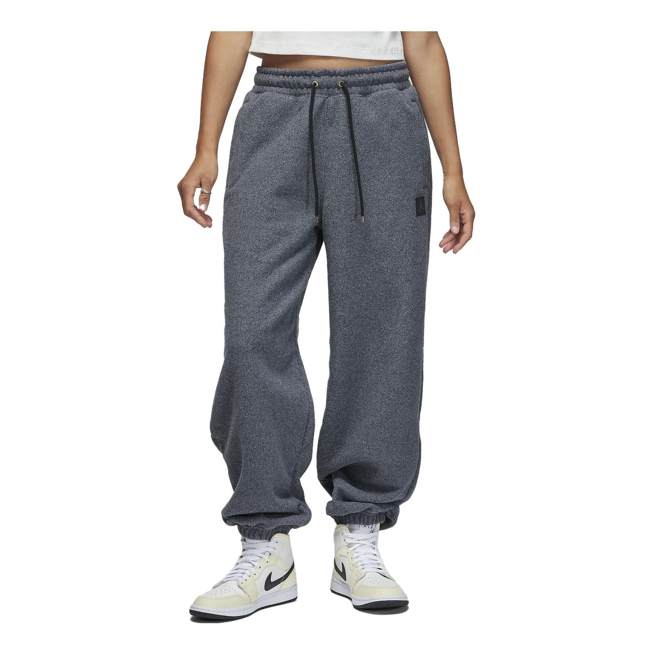 (WMNS) Air Jordan Flight Sweatpants 'Dark Grey' FD7234-010