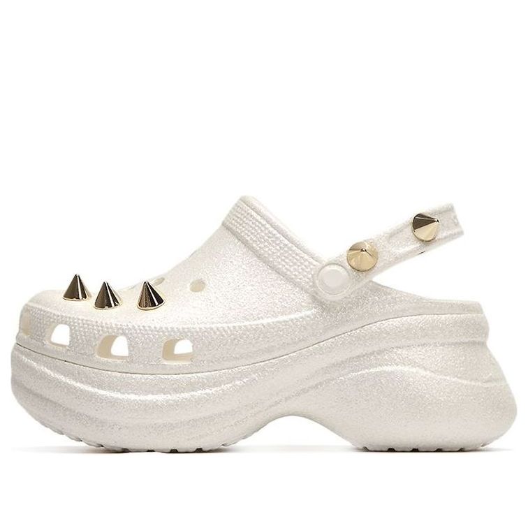 (WMNS) Crocs Outdoor Beach Sports Slippers White 206783-100