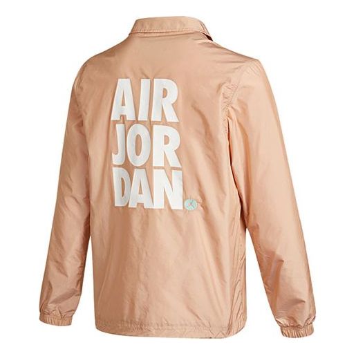 Air Jordan Letter Printing Sports Jacket 'Pink' CZ4825-805