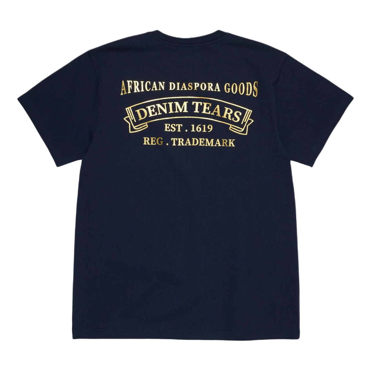 Denim Tears ADG Banner T-Shirt 'Navy' SS26TSS15732825