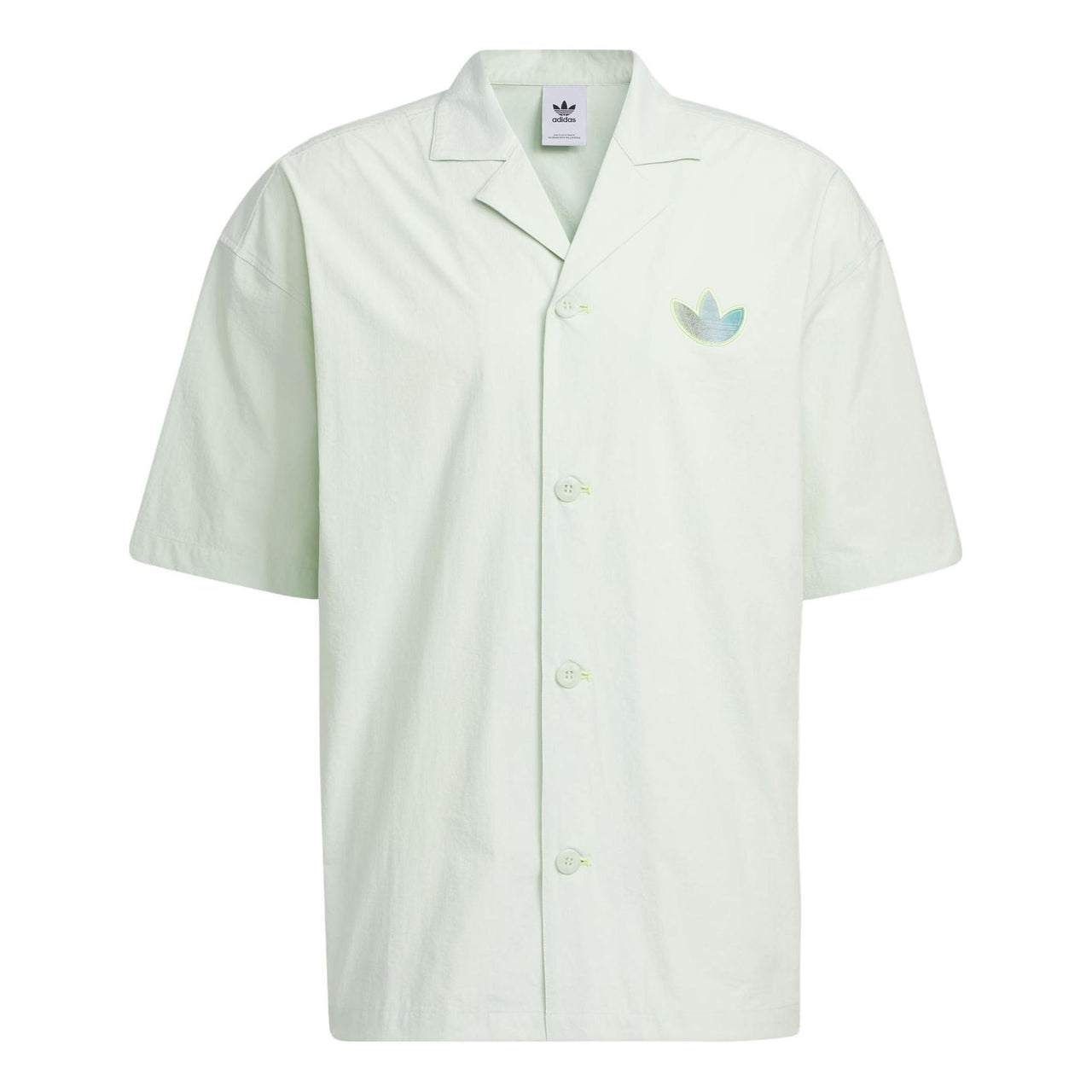 adidas Short Sleeve Shirt Asia Sizing 'Linen Green' IK8625