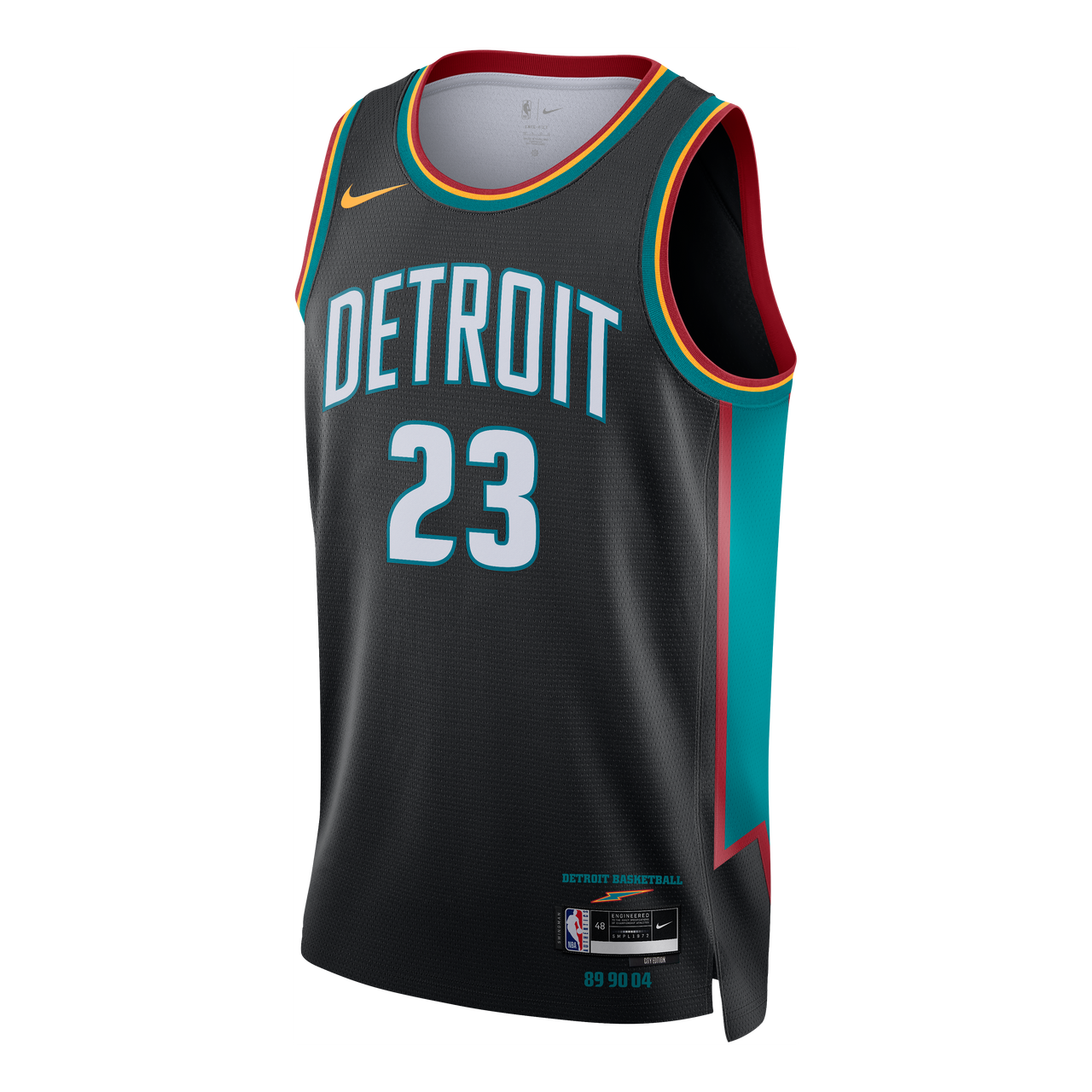 Nike Jaden Ivey Detroit Pistons City Edition NBA Swingman Jersey 'Oil Grey' HM5980-020