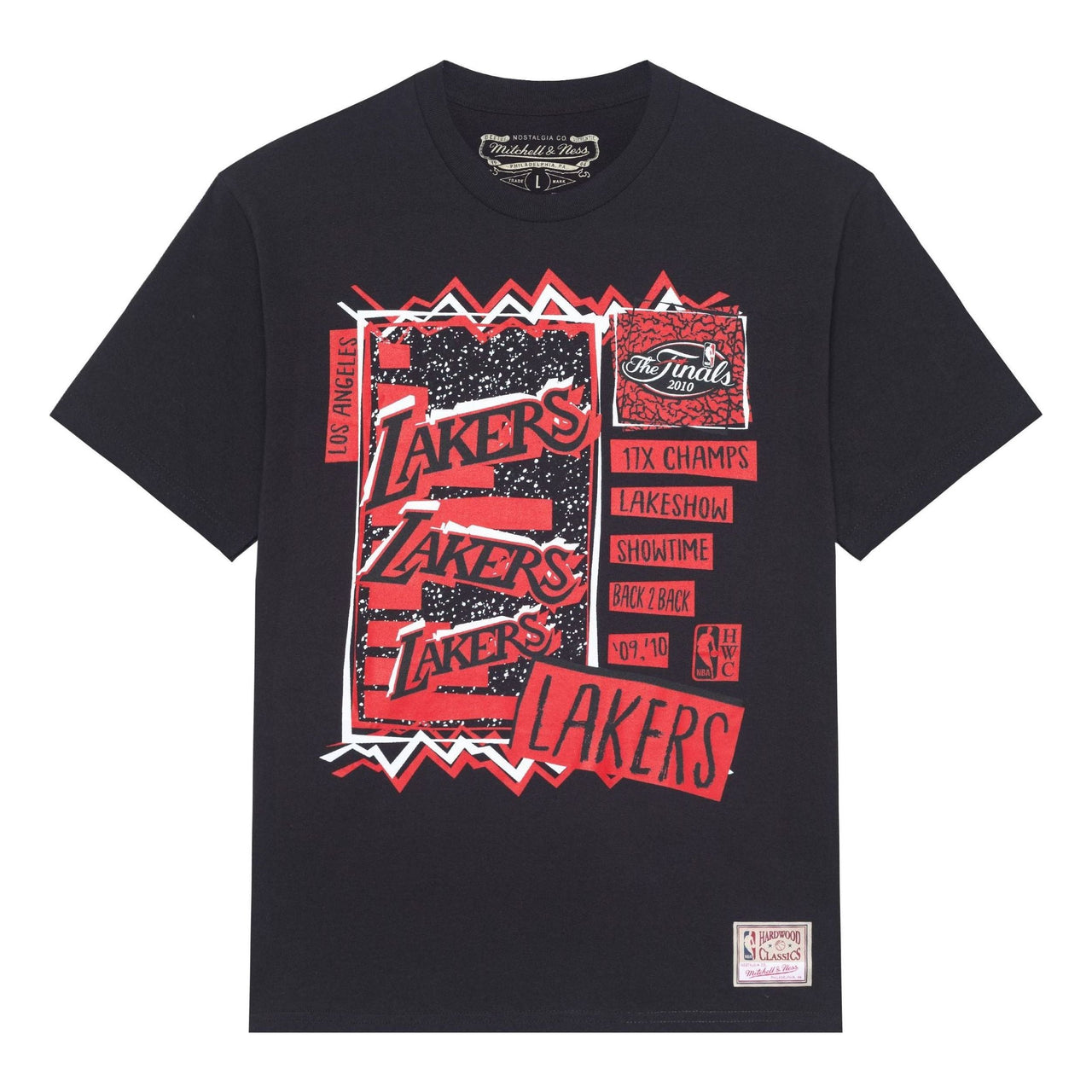Mitchell & Ness x NBA Los Angeles Lakers The Finals 2010 Championship T-shirt 'Black' BMTRSH22101-LALBLCK