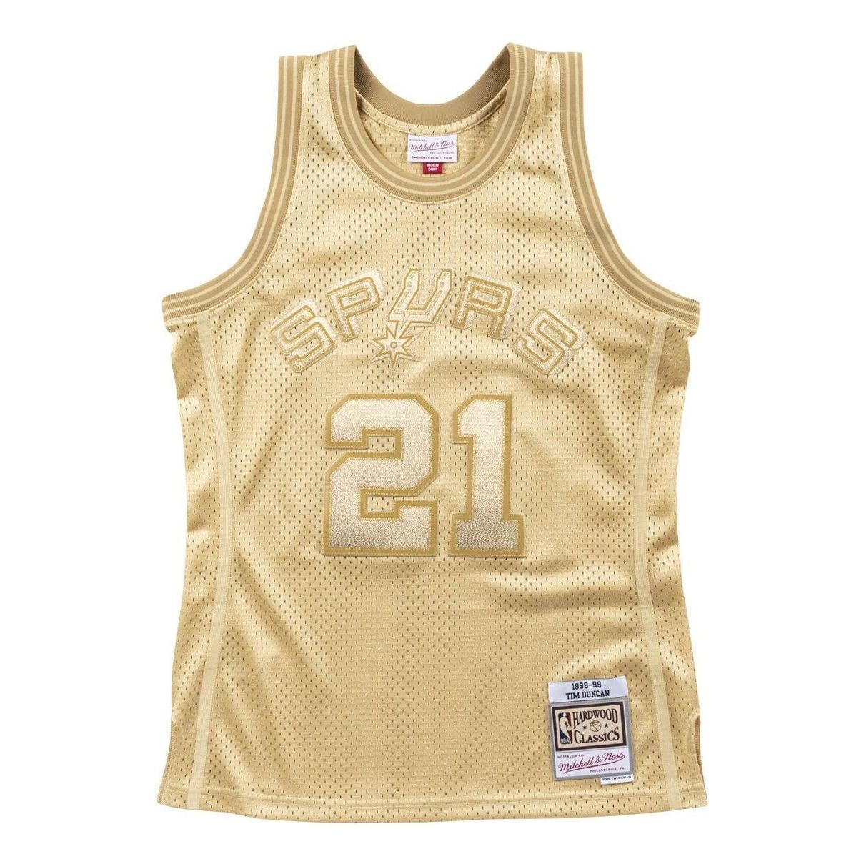Mitchell & Ness x NBA San Antonio Spurs 1998-99 Swingman Jersey 'Tim Duncan 21' SMJYBW19079-SASMTGD98TDU