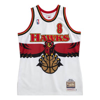 Mitchell & Ness x NBA Atlanta Hawks 1995-96 Jerseys 'Steve Smith 8' AJY4SB19087-AHAWHIT95SSM