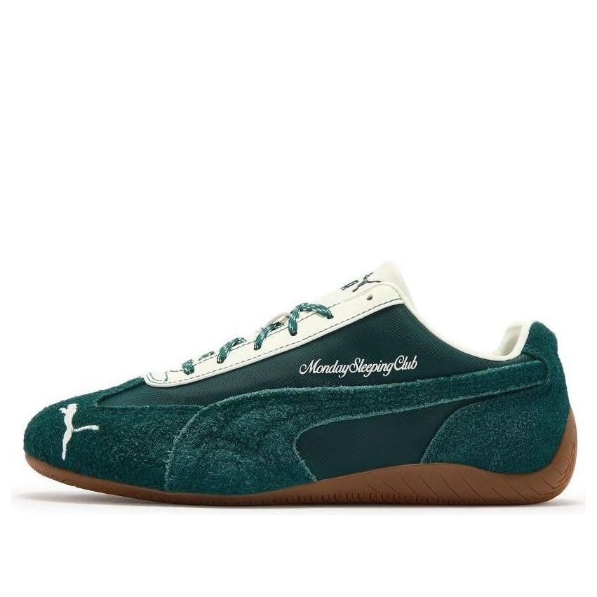 PUMA x Monday Sleeping Club Speedcat 'Green Terrain Warm White' 408845-01
