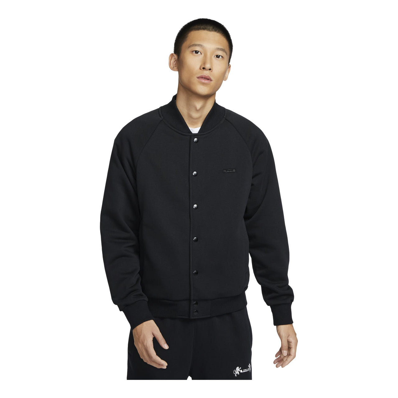 Nike LeBron Standard Issue Therma-FIT Basketball Jacket Asia Sizing 'Black Grey' FZ1035-010