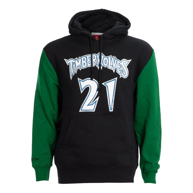 Mitchell & Ness x NBA Minnesota Timberwolves Player Hoodie 'Kevin Garnett 5' FNNP3417-MTI97KGABKGN