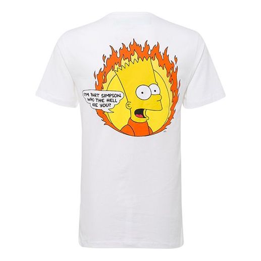 Off-White Flamed Bart T-Shirt OW027-350188-WH
