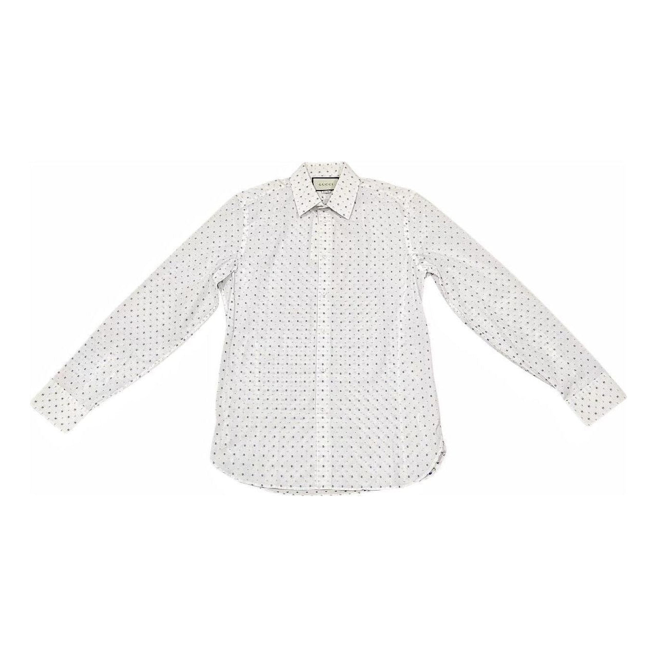 Gucci Polka-Dot Silk Shirt 'White' 494722-ZAAES-9000